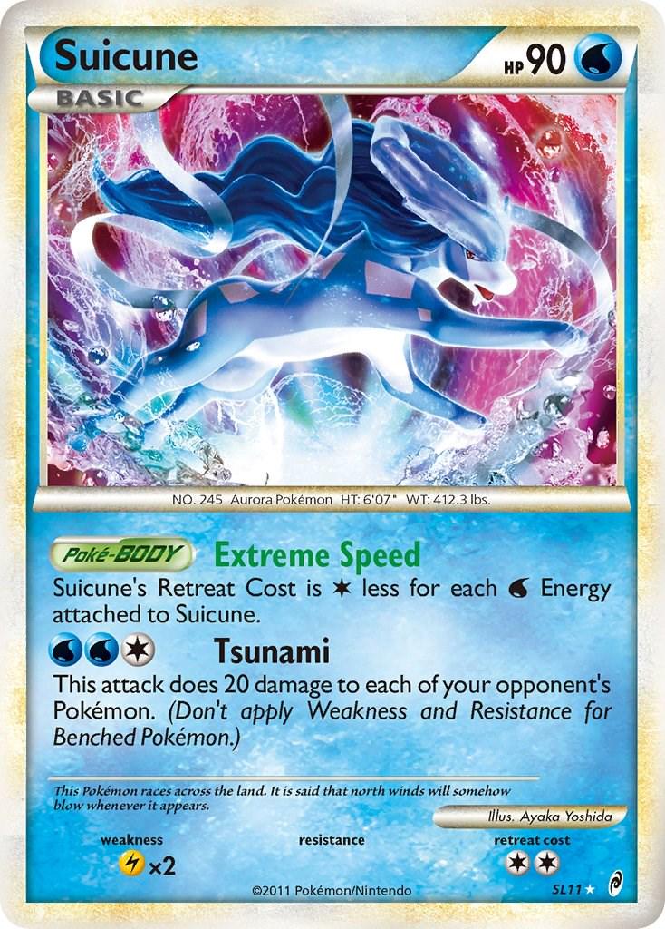 Call of Legends Suicune Pokémon card